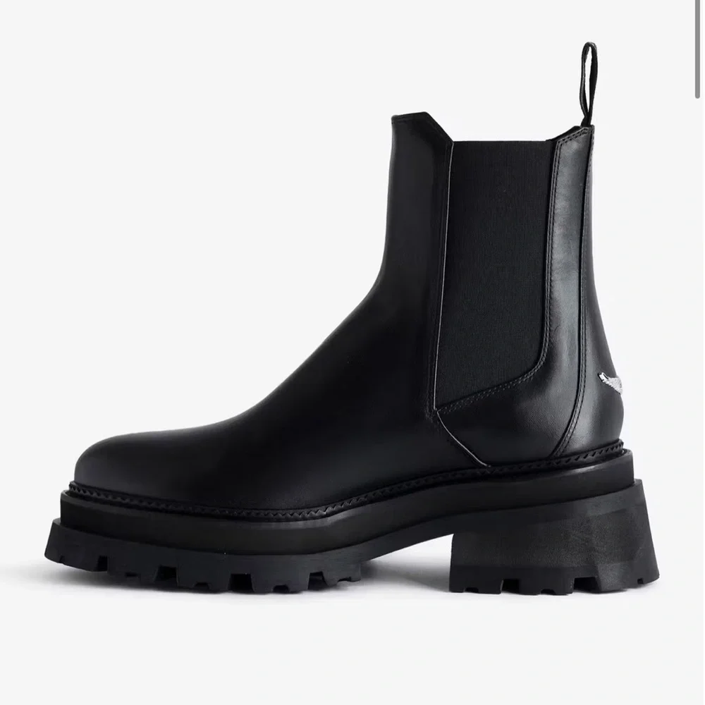 $498 Zadig & Voltaire Ride Chelsea Boots NIB SIZE 36 - Picture 2 of 10